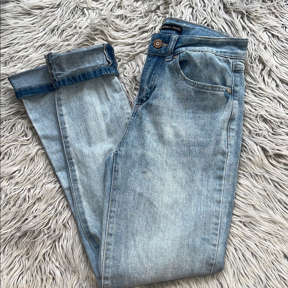 Sincerely Jules Light Blue Cropped Jeans